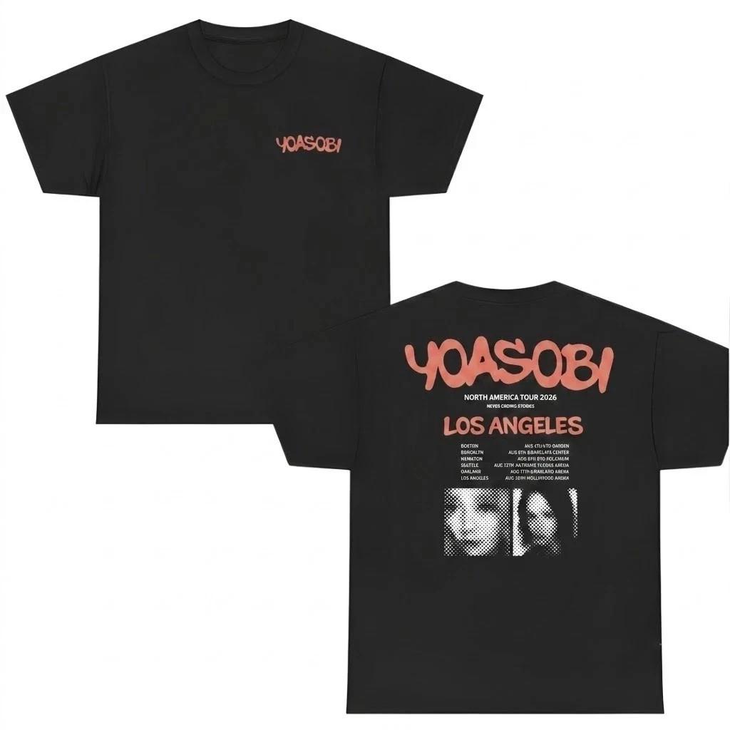 YOASOBI Los Angeles 2026 Tour 2 Sided Unisex Shirt