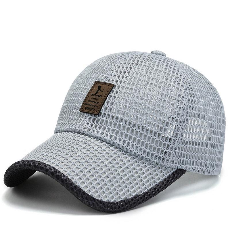 Outdoor Breathable Mesh Sun Hat - Unisex Versatile Fishing and Baseball Duckbill Cap