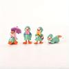 Miniature Figurines 4 Mini Ducks Fairy Garden Miniature Farm Figurines Moss Landscape Cute Ornaments Kit for Home Outdoor Décor