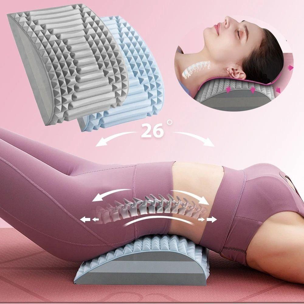 Massage Relaxation Back Stretcher Neck Massager Adjustable Waist Massage Pillow  Waist Back