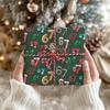 67 Christmas Wrapping Paper Funny 6 7 Meme Holiday Gift Wrap Santa Six Seven Festive Wrapping Paper for Teens Christmas Gift DIY Crafts