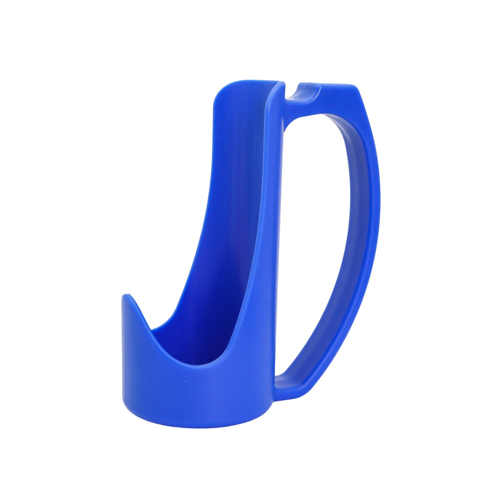 

Creative Soda Can Holder Handle Attachment for Standard Beverage Cans Ergonomic Design Durable Lightweight Plastic Grip Accessory синий