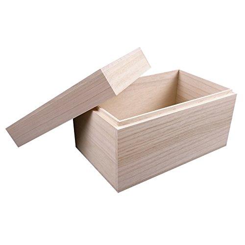 Paulownia Wood Gift Box, S-H2 Size (ideal for Storing Japanese-style Goods)