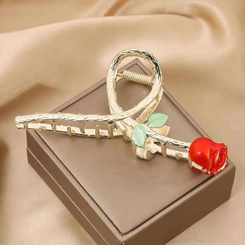 Elegante 2022 Tulpen-Schmetterlings-Haarklammer für Frauen - Temperamentvolle Hai-Haarspange