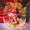 15PCS Packed Lastics Ball Transparents Ball Can Be Filled Craft Gifts For Christmas Decorations