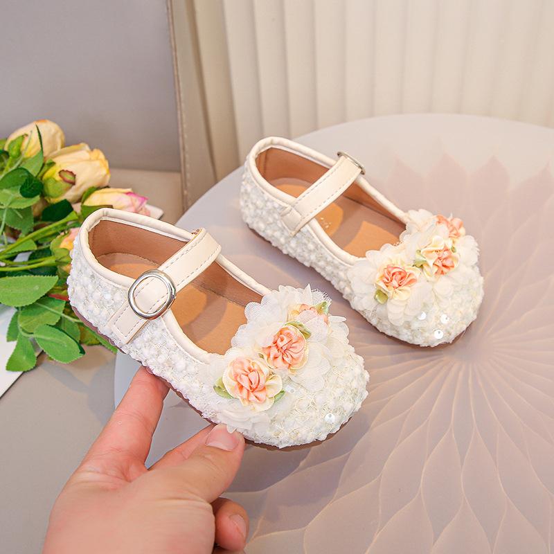 

New Cute Girls Shoes with Soft Soles and Breathable Design for Baby Walking 21 бежевый