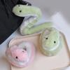 Snake Year Mascots Plushie Stuffed Animal Plush Toy Zodiacs Snake Plush Dolls Little Snake Ornament for Home Decorations