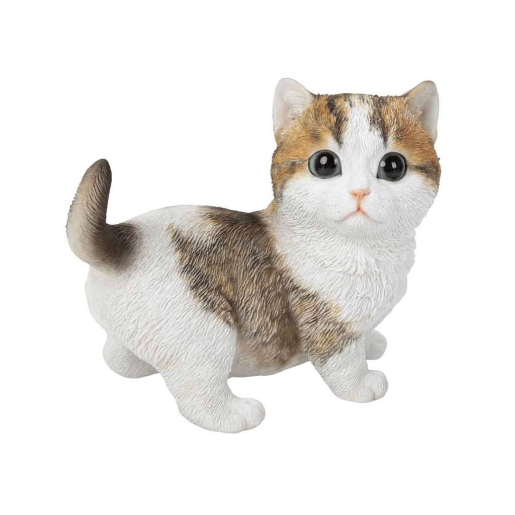 Ubia Munchkin Brown 14 X X Doll Animal Garden Right-Facing Cat, Spotted, 8.5 11.5 Cm, Figurine, Ornament, Decoration, Cat, H24117-1