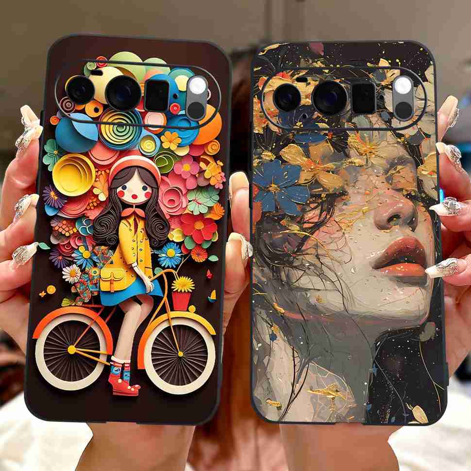 For Google Pixel 10 Pro Case Luxury Painted Covers 6.3" Soft Silicone Phone Case For Google Pixel 10 Pixel10 Pro Back Cover Capa