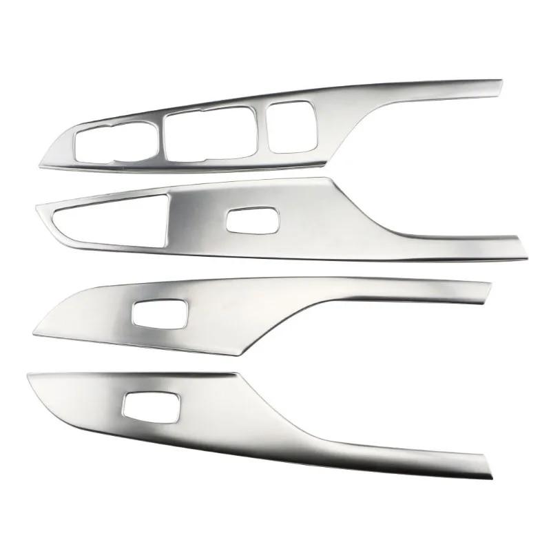 

4 шт./компл. автомобильные аксессуары для Hyundai Kona Kauai 2017-2022, кнопка подъема окна, двери, защитная крышка, накладка