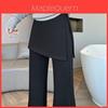 Casual Pants For Women High Waist Flared Trousers With Split Design Spring Summer