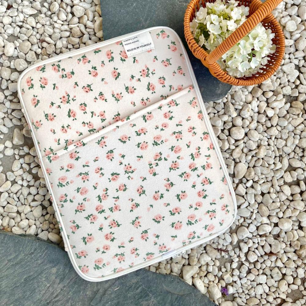 11/13 inch Laptop Sleeve Case Broken Flowers Shockproof Notebook Cover Ultra Thin Large Capacity Tablet Protective Pouch