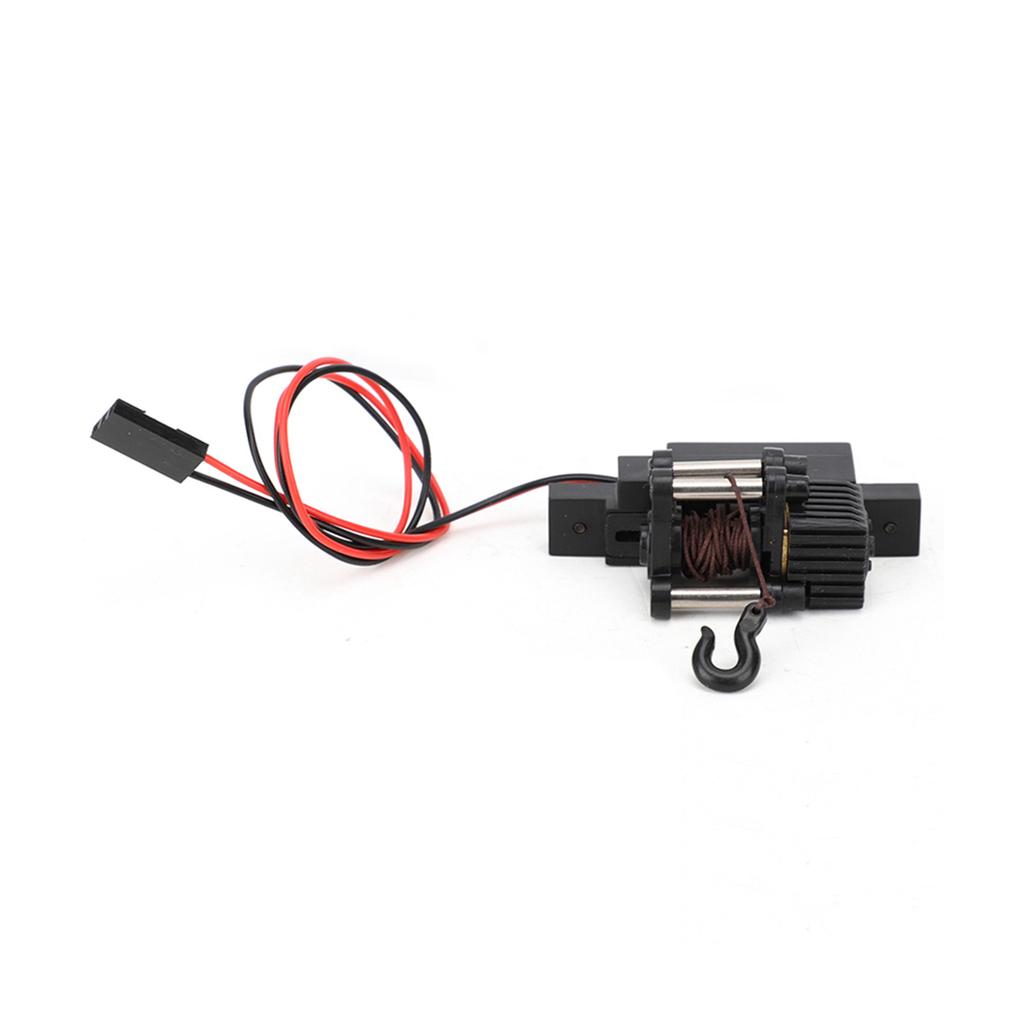 Plastic Metal Automatic, Upgrade Parts Accessories Fit rc winch 1 16 Winch scale tow truck for RC Car WPL C34 C34K C34KMBlack