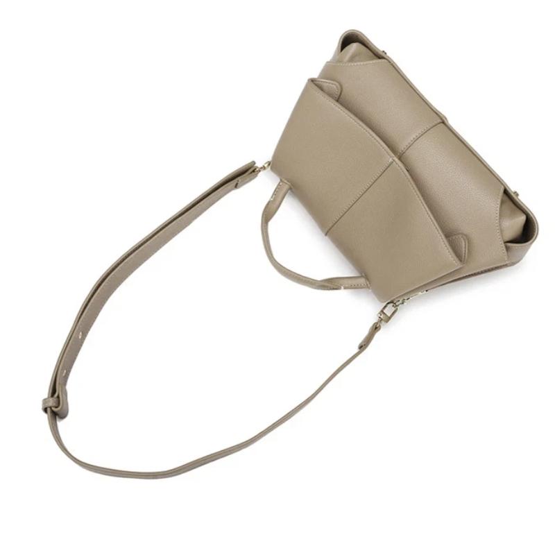 Modische geraffte Damen Handtaschen Designer Klappen Schultertaschen Luxuriöse PU-Leder Umhängetasche Hohe Qualität Pendler Tasche 2025