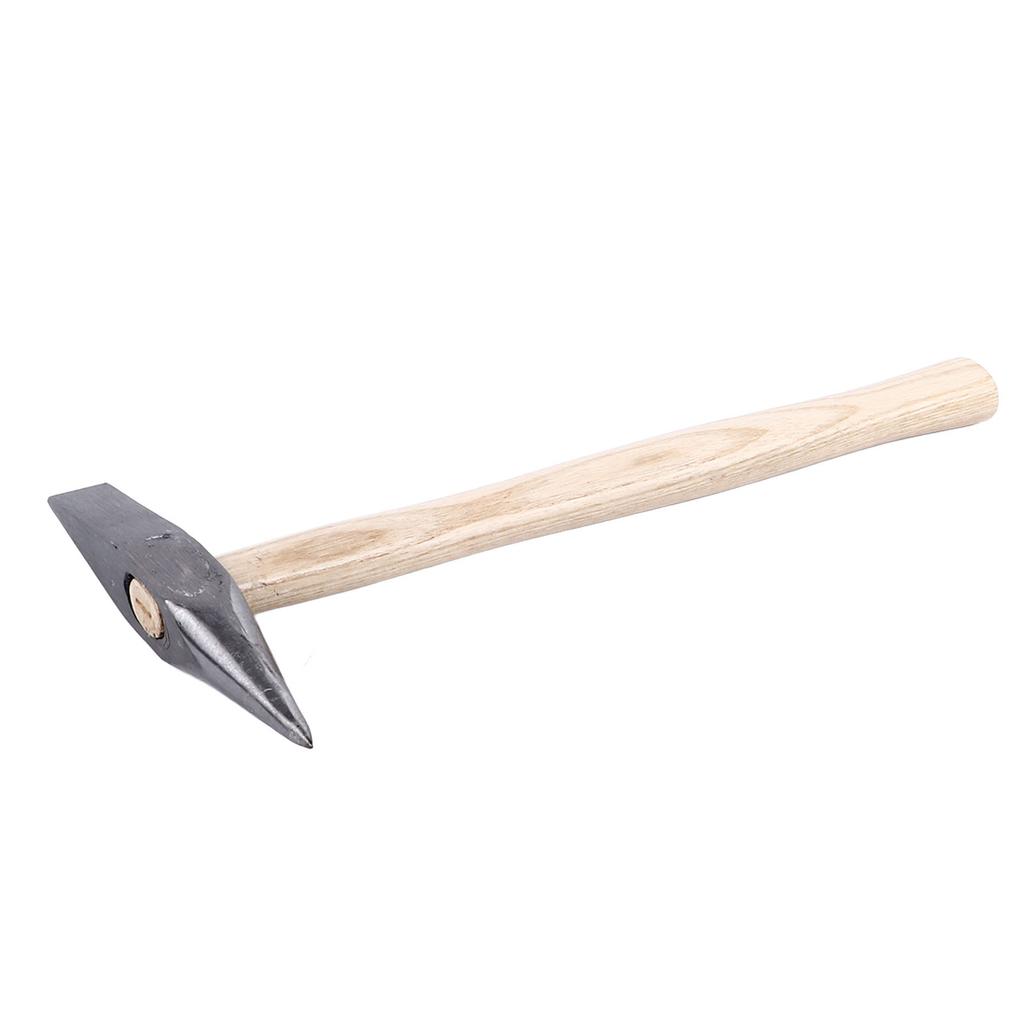 Engineer Hammer Machinist Hammer Ergonomic Wooden Handle Stainless Steel Double End Cross Peen Hammer Blacksmith Hammer