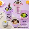 TAFUCO Kuromi Kids Insulated Lunch Box & Stew Pot
