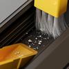 2 in 1 Window Screen Cleaning Brush with Extendable Handle Removable Lightweight Reusable Screen Cleaner Handheld Window Cleaning Scrubber
