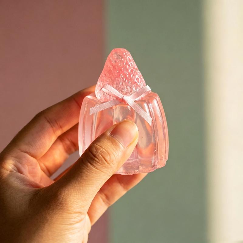 Strawberry Slow Rising Squeeze Fidget Toy Handmade Soft Thin Skin Stress Relief Toy For Daily Relaxation