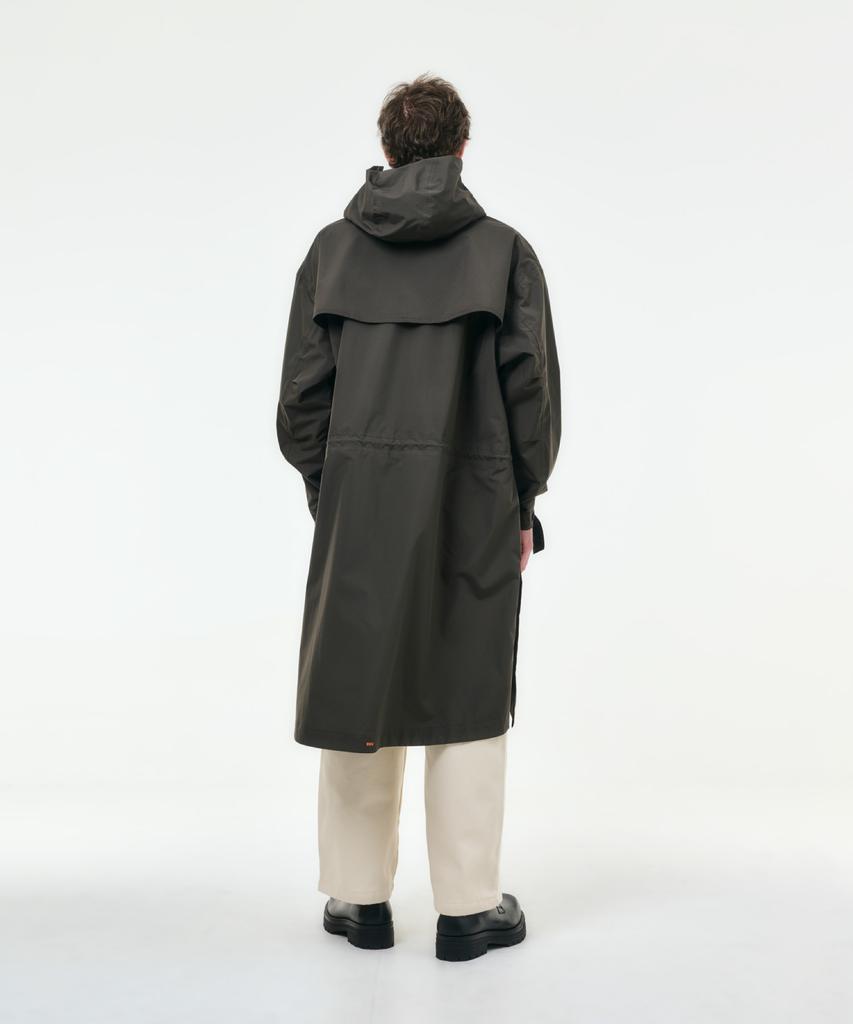 Whether Weather Hwaseong Unisex Weather Coat Essential Collection Dark Khaki