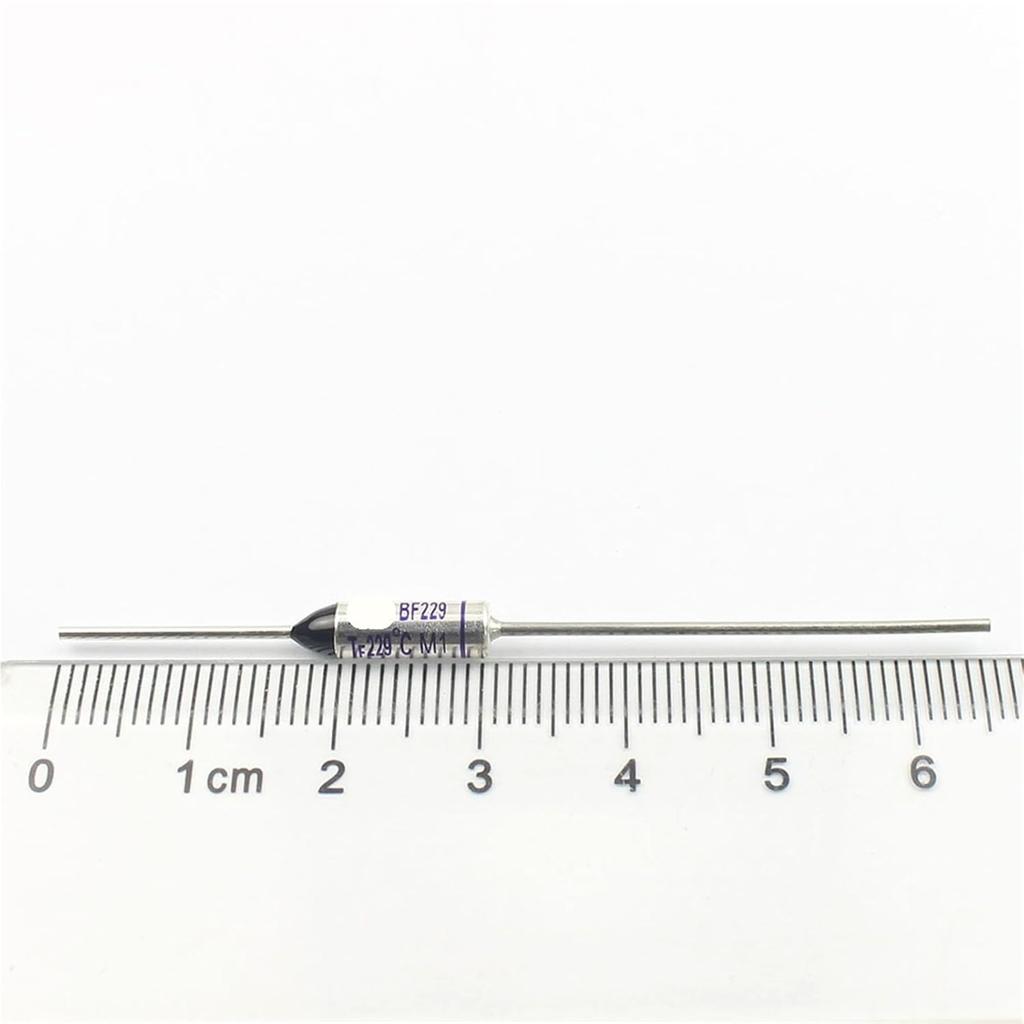 Thermal Fuse BF229 BF229X 10A 16A 250V BF TF Pellet TCO Axial Lead Temperature Links 10Pcs(16A BF229X)
