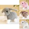 Adorable Plush Rabbit Toy Soft Stuffed Bunny Doll For Kids With Realistic Features