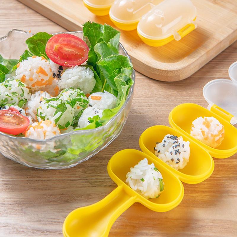 Reisbällchen-Hersteller Reisrollen-Schüttler Lunch-Hersteller Form Onigiri-Form DIY Reisbällchen-Schüttler Kugelförmige Küchenwerkzeuge Reisbällchen-Form