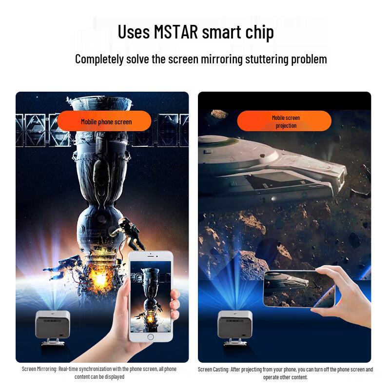 Weiying A12 Smart Mini HD Portable Projector (CN version)