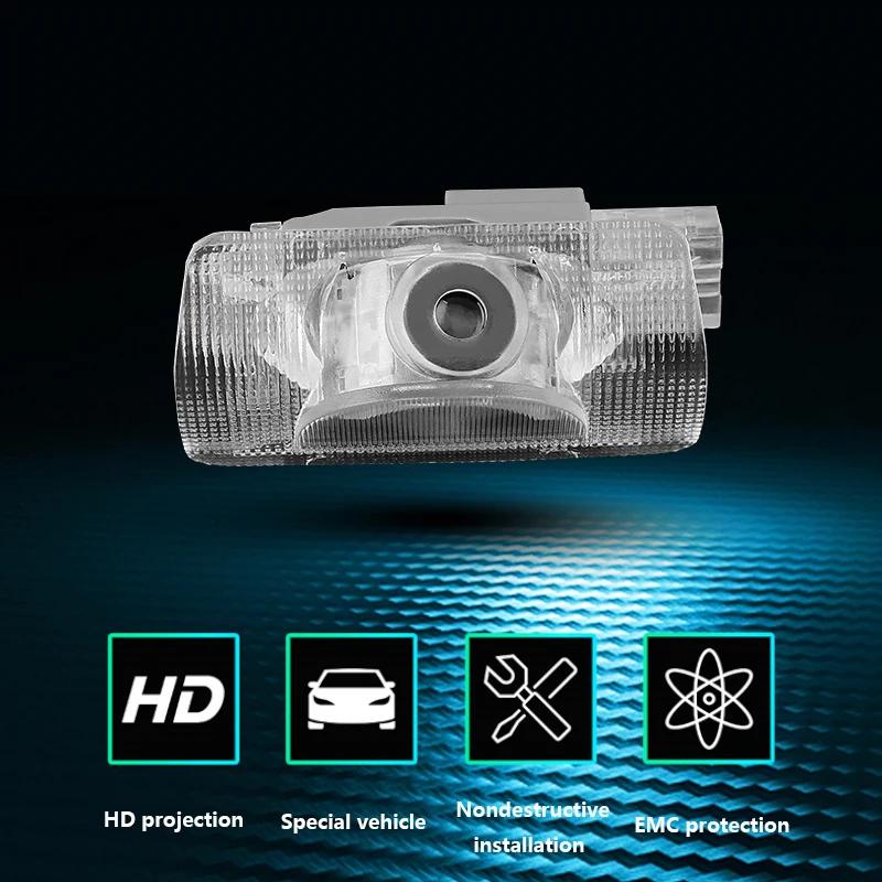 1 Pair For TOYOTA FORTUNER SW4 (2017-2022) Car HD LED Door Warning Light Projector Ghost Shadow Laster Welcome Lamps Auto Parts