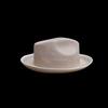 Direct Wool Top Hat, Flower Cloth Bow Decoration Pure Wool Felt Top Hat