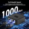 RJ45 Ethernet Adapter Bidirectional Passive Ethernet Selector Gigabit Network Switcher  Server Room