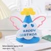Korean Baby Bow Birthday Hat for 1-Year-Olds - Cake Decoration Accessory