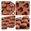 Silicone Romantics 15 Heart-shaped Mini Cake Mold For Chocolate Desserts Pudding Baking Cakes Decorating Tool Molds Pan