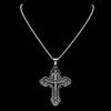 12 Apostles Jesus Crucifix Cross Christian Pendant Necklace for Women Men Stainless Steel Vintage 316L Amulet Chain Jewelry