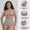 Seamless Detachable Chest Pad Vest, Large Size Wireless Bra for Women