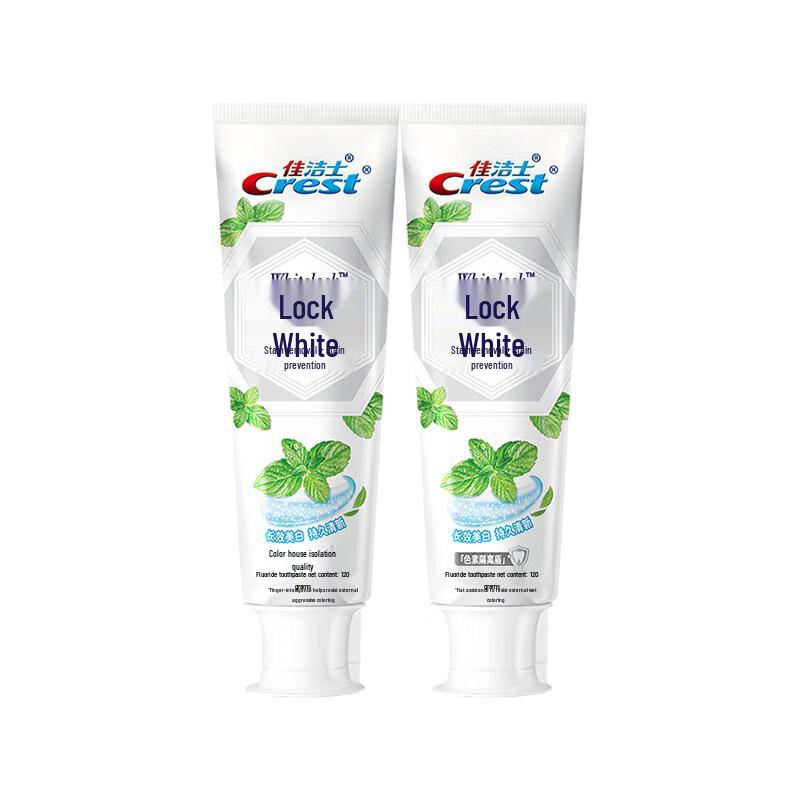 

Crest Dual-Color Whitening Toothpaste with Vinda Tissues