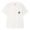 The North Face Short Sleeve Square Logo Pocket Size L T-Shirt, S/S Tee, White,