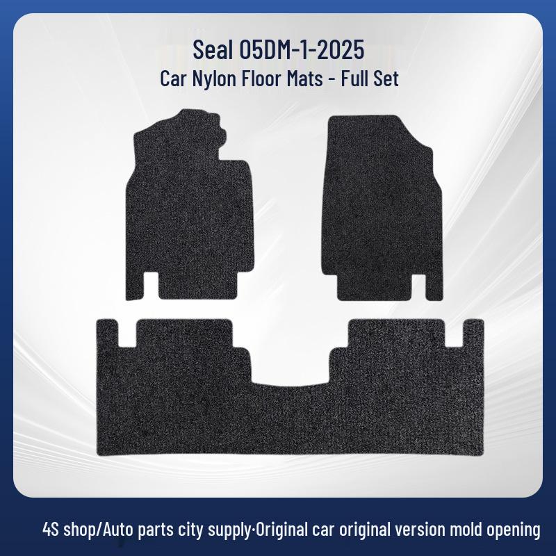 BYD Seal 05 DM-i-25 Car Floor Mats, Black Nylon, Anti-Dirt