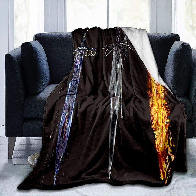 Umelecky potlačená deka na zbrane flanel Mäkká plyšová rozkladacia pohovka vrhacie deky Gedruckt Bettdecke pohovka Geschenk Dropshopping
