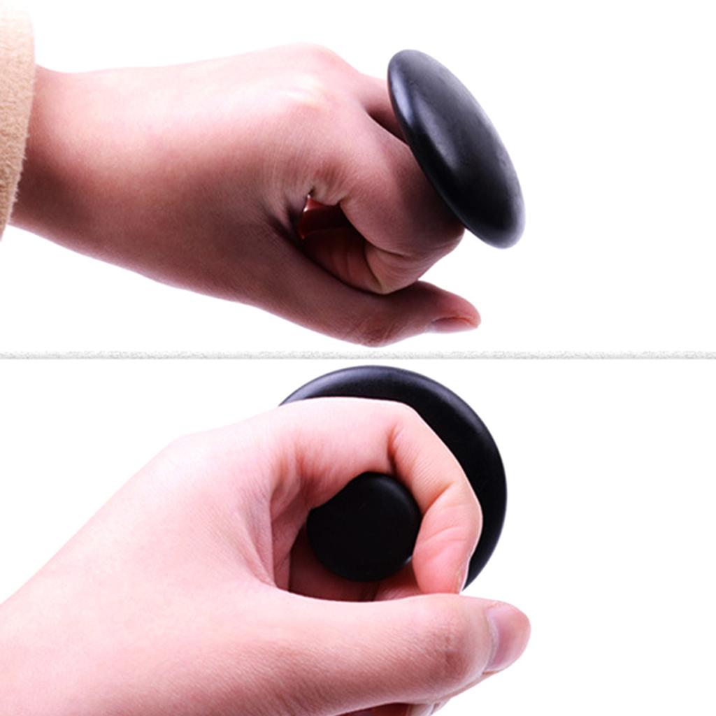Mushroom Shape Massage Stone Warmer Natural Basalt Hot Stone for Ladies Men Spa Massage Therapy