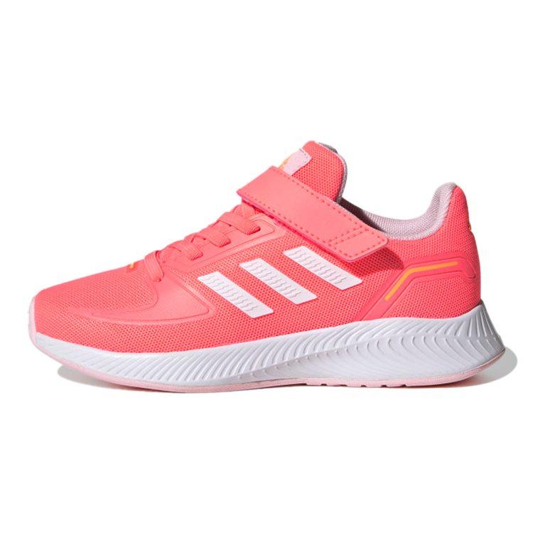 adidas Runfalcon 2.0 K Slip Resistant Abrasion Resistant Low Top Kids' Running Shoes Peach Pink Kids' GV7754