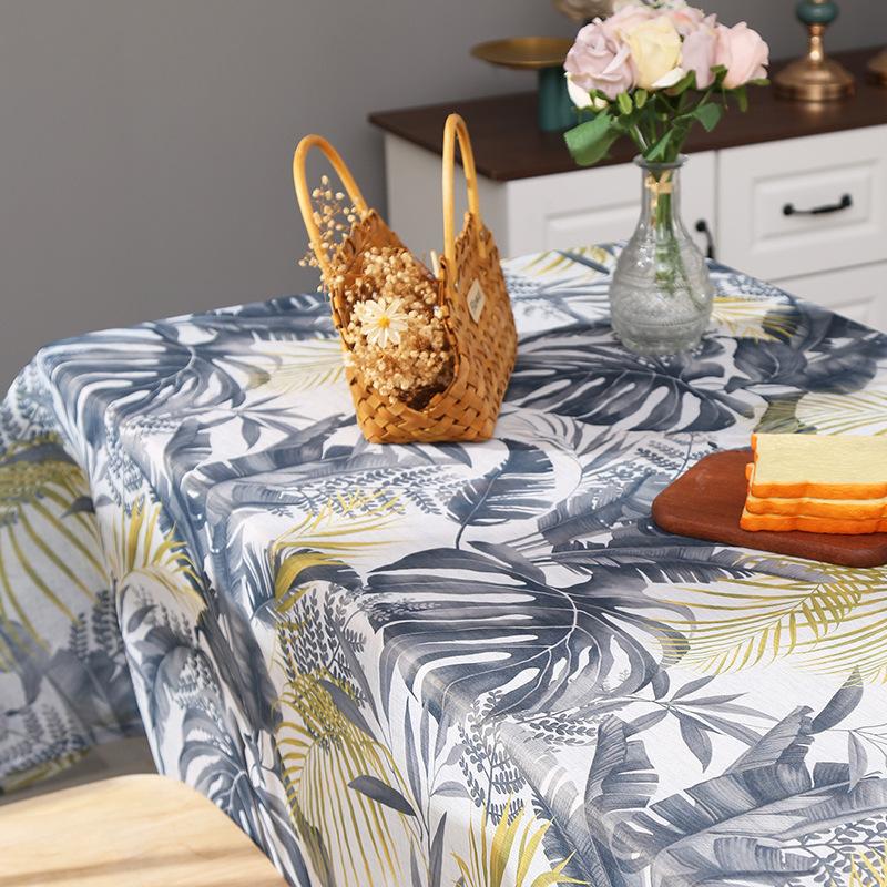 Floral Print Tablecloth Table Decoration Tableware Party Supplies Indoor and Outdoor Tablecloth Reusable/Tablecloth