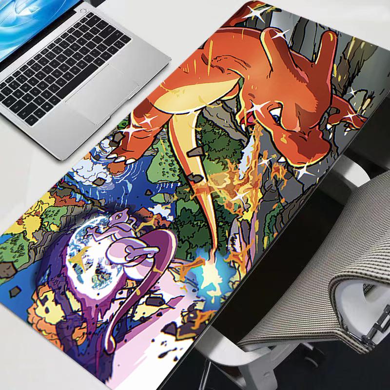 Mouse Pad Gamer Pokemon Pikachu durable Desk Mat PC Computer Sexy Anime Mousepad Keyboard gaming Accessories Mausepad