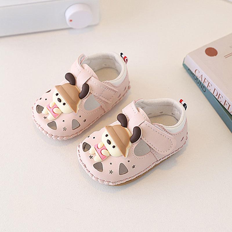 Baby Toddler Summer Shoes With Breathable Synthetic Leather And Non Slip Soles For Early Walkers