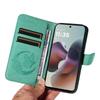 For Motorola Moto G56 5G Case Butterfly Pattern PU Leather Folio Flip Phone Cover -  Green