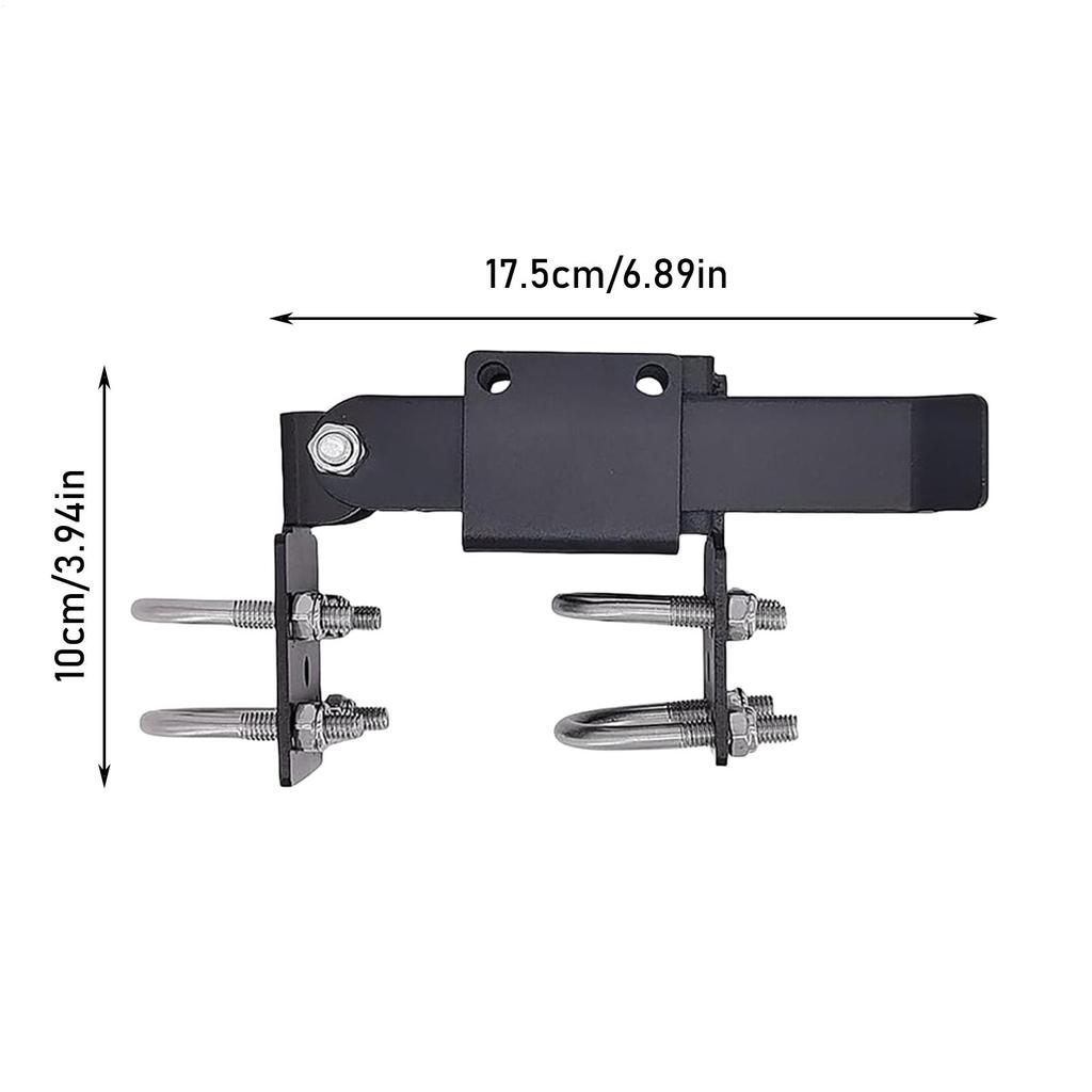 Farm Gate Latch Chain Link Fence Double Gate Latch Lockable Heavy Duty Hinges Strong Connection Hardware for Outdoor Barn