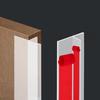1pc 1m/3meters Silicone T-Shaped Door Draft Stopper Windproof Weather Stripping Self-adhesive Seal Strip Side of Door Frame