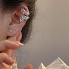 Silver Wing Zirconia Double Layer Ear Cuff for Women - No Piercing Fashionable Versatile Earrings