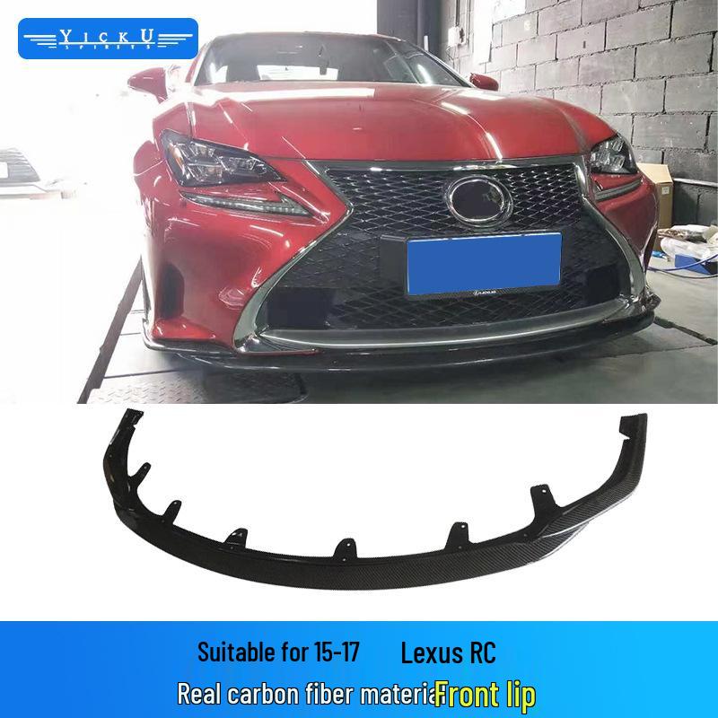 Lexus RC Carbon Fiber Body Kit: Front Lip, Rear Diffuser, Side Skirts & Tail Wing Spoiler (2015-2024)