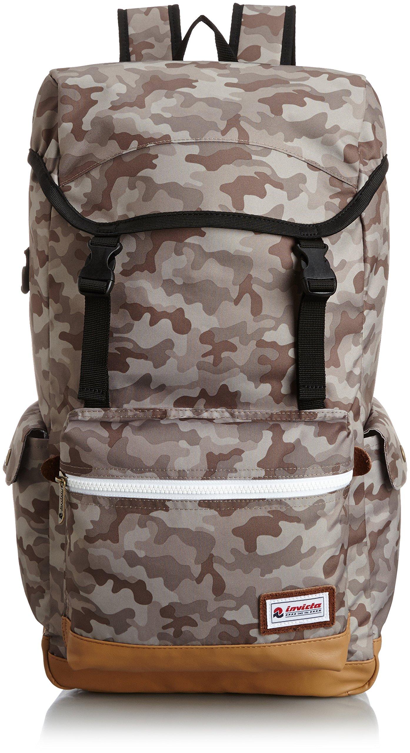 

Ordinary Camouflage Rucksack 51089 05 [Invicta] (Beige)