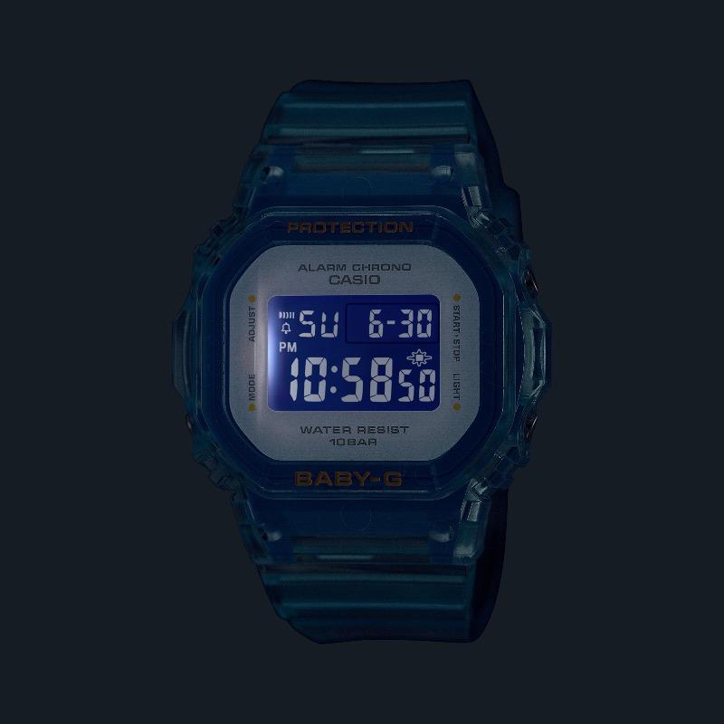 Casio Baby-G Women's Resin 100M Water Resistant Shock Resistant Alarm Quartz Watch BGD-565SJ-2